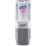 PURELL ES Hand Sanitizer System Starter Kit - 450 mL Capacity - Refillable, Compact, See-through Tank - White, Gray - 1Each