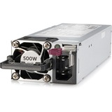 HPE 500W Flex Slot Platinum Hot Plug Low Halogen Power Supply Kit - 230 V AC, 380 V DC