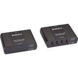 Black Box USB 2.0 Extender - Multimode Fiber, 4-Port - 4 x USB - 1640.42 ft Extended Range
