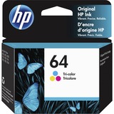 HP+64+%28N9J89AN%29+Original+Inkjet+Ink+Cartridge+-+Tri-color+-+1+Each