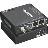 Black Box Fast Ethernet (100-Mbps) Extreme Temperature Switch - (2) 10/100-Mbps Copper RJ45, (1) 100-Mbps Multimode Fiber, 1300nm, 2km, ST, 220V AC-Power