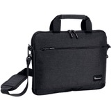 Bump Armor Metro Carrying Case for 11" to 13" Notebook - Black - Shoulder Strap, Handle