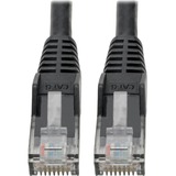 Tripp Lite by Eaton Cat6 Gigabit Snagless Molded (UTP) Ethernet Cable (RJ45 M/M) PoE Black 6-in. (15.24 cm)