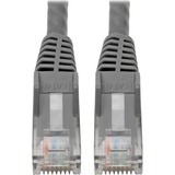 Tripp Lite by Eaton Cat6 Gigabit Snagless Molded (UTP) Ethernet Cable (RJ45 M/M) PoE Gray 6-in. (15.24 cm)