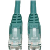 Tripp Lite by Eaton Cat6 Gigabit Snagless Molded (UTP) Ethernet Cable (RJ45 M/M) PoE Green 6-in. (15.24 cm)