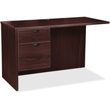 Lorell Prominence 2.0 Espresso Laminate Box/File Left Return - 2-Drawer