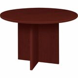 Lorell+Prominence+2.0+Round+Laminate+Conference+Table