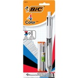 BICMMLP1AST - BIC 4-Color 3+1 Ball Pen and Pencil, Assorte...