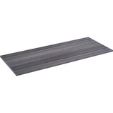 Lorell Relevance Series Tabletop - 71.6" x 29.5" x 1" Table Top - Straight Edge - Finish: Weathered Charcoal, Laminate