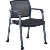 LLR30953 - Lorell Mesh Back Guest Chair with Casters