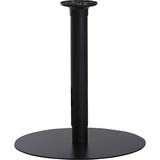 Lorell Hospitality Round Table Adjustable-height Base - Black Round Base - Assembly Required - 1 Each