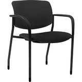 Lorell+Advent+Upholstered+Stack+Chairs+with+Arms