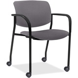 Lorell Advent Mobile Stack Chairs with Arms