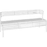 Safco CoGo Indoor/Outdoor Steel Bench with Back