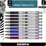 Zebra Pen F-301 Stainless Steel Ballpoint Pens