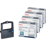 Oki+Dot+Matrix+Ribbon+Cartridge+-+Black+-+4+%2F+Bundle