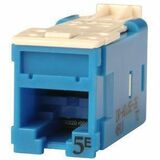 Ortronics Clarity High Density Jack (HDJ) CAT5E, T568A/B, Blue - 1 - 1 x RJ-45 Network - Female -...