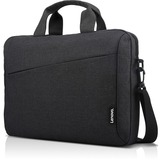 Lenovo T210 Carrying Case for 15.6" Notebook, Book - Black - Water Resistant - Polyester Body - Handle, Luggage Strap - 15.75" (400 mm) Height x 11.81" (300 mm) Width x 2.17" (55 mm) Depth