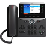 Cisco 8841 IP Phone - Remanufactured - Wall Mountable - Black, Silver