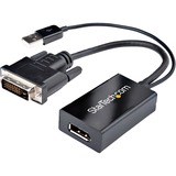 StarTech.com+DVI+to+DisplayPort+Adapter+with+USB+Power+-+DVI-D+to+DP+Video+Adapter+-+DVI+to+DisplayPort+Converter+-+1920+x+1200