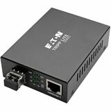 Eaton Tripp Lite Series Gigabit Multimode Fiber to Ethernet Media Converter, 10/100/1000 LC, International Power Supply, 850 nm, 550M (1804.46 ft.)