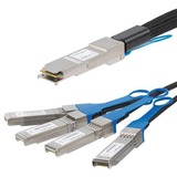 StarTech.com Cisco QSFP-4SFP10G-CU5M Compatible 5m 1x QSFP+ to 4x SFP+ Direct Attach Breakout Cable - 40GbE - QSFP+ Copper DAC 40Gbps Low Power Passive Twinax