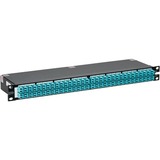 Panduit High Density Quicknet Cassette - 128 Port(s) - 128 x Duplex - 1U High - Rack-mountable...