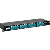 Panduit High Density Quicknet Cassette - 64 Port(s) - 64 x Duplex - 1U High - Rack-mountable...