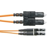 Panduit Fiber Optic Duplex Patch Network Cable - 127.95 ft Fiber Optic Network Cable for Network...