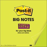 Post-it® Super Sticky Big Note, 22 in. x 22 in., Neon Green