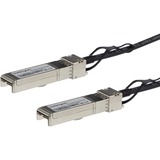 StarTech.com MSA Uncoded Compatible 2m 10G SFP+ to SFP+ Direct Attach Cable - 10 GbE SFP+ Copper DAC 10 Gbps Low Power Passive Twinax - SFP+ Direct-Attach Twinax cable complies w/ MSA industry standards - Copper Twinax Cable length: 2 m - Copper SFP+ cables use cost effective copper compared to fiber - SFP cable low power consumption: < 0.1 W - Copper DAC cable is hot-swappable