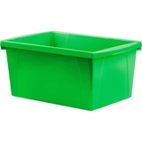 Storex 5.5 Gallon Storage Bins, Green - Internal Dimensions: 14" (355.60 mm) Length - External Dimensions: 16.8" Length x 11.9" Width x 8.3"Height - 20.82 L - Media Size Supported: Legal, Letter - Plastic - Green - For Supplies, Paper, Workbook, Classroom Supplies - 1 Each