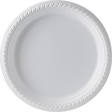 Dart Plastic Dinnerware - Disposable - 9" (228.60 mm) Diameter - White - Plastic Body - 25 / Pack