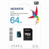 Adata Premier 64 GB Class 10/UHS-I V10 microSDXC - 100 MB/s Read - 25 MB/s Write