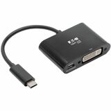 Tripp Lite by Eaton USB C to DVI Adapter Converter w/ PD Charging 1080p Black USB Type C to DVI