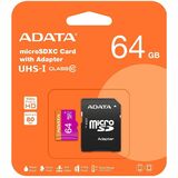 XPG Premier 64 GB Class 10/UHS-I (U1) microSDXC - 80 MB/s Read - 10 MB/s Write - Lifetime Warranty