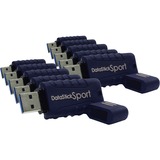 Centon 32 GB DataStick Sport USB 3.0 Flash Drive - 32 GB - USB 3.0 - Blue - 5 Year Warranty - 10 Pack