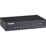 Black Box 4K HDMI Splitter - 1x8 - 3840 × 2160 - 1 x HDMI In - 8 x HDMI Out - TAA Compliant