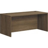 HON Foundation Desk Shell, 66"W - 66" x 30"29" Desk Shell, 1" End Panel, 1" Top - Finish: Pinnacle, Thermofused Laminate (TFL)