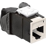 Leviton Atlas-X1 Cat 6 UTP QuickPort Jack, Light Almond