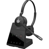 Jabra Engage 65 Stereo Headset - Stereo - Wireless - DECT - 492.1 ft - 40 Hz - 16 kHz - Over-the-head - Binaural - Electret, Condenser, Uni-directional, MEMS Technology Microphone