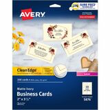 AVE5876 - Avery&reg; Business Cards, Ivory, True Prin...