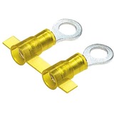 Panduit Terminal Connector - 2000 - 1 x Ring Terminal - Tin Plated - Yellow (PNF10-10R-2K)