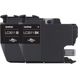 Brother LC30112PKS Original Standard Yield Inkjet Ink Cartridge - Black - 2 / Pack - 200 Pages