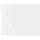 Business Source Straight Collated Print-on Tab Divider - Print-on Tab(s) - 5 Tab(s)/Set - 9" Divider Width x 11" Divider Length - Letter - White Divider - White Tab(s) - 50 / Box