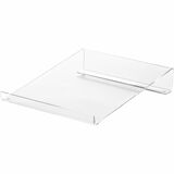 Business Source Large Acrylic Calculator Stand - 1 Each - Clear