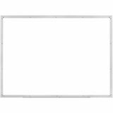 Lorell Aluminum Frame Dry-erase Board - 48" (4 ft) Width x 36" (3 ft) Height - White Styrene Surface - White Aluminum Frame - Rectangle - 1 Each