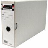 ACCO Binding Case #3 Legal Size 15~1/2" x 3~1/2" x 9~1/4" - 3 1/2" (88.90 mm) Binder Capacity - Legal - 8 1/2" (215.90 mm) x 14" (355.60 mm) Sheet Size - Fiberboard - Gray - 1.80 lb (816.47 g) - Recycled - Sturdy, Punched, Spine Label - 6 / Pack