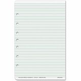 Day-Timer Refill Writing Sheet - 24 Pages - Ruled Front Ruling - 7 Hole(s) - 0.22" (5.59 mm) Height x 5 1/2" (13.97 cm) Width x 8 1/2" (21.59 cm) Length - Recycled - 2 / Pack
