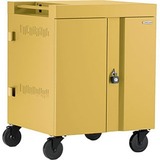 Bretford Manufacturing TVC16PAC-270MUS Carts & Dollies Features 270 Degree Doors, Mustard Finish Tvc16pac-270mus Tvc16pac270mus 096633392933